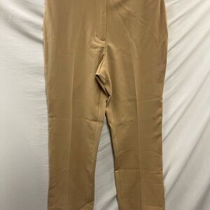 Hillard & Hanson Women's Straight Leg Tan Pants